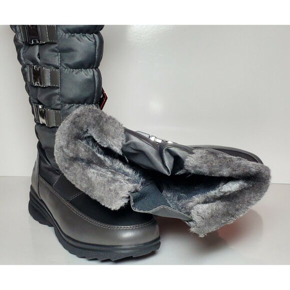 Totes Bryce Women's Size 6 Inside Zipper Faux Fur Lining  New/ Box - Picture 8 of 12